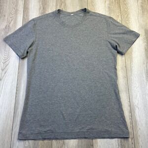 Lululemon Shirt Mens Medium Gray Outdoors Athleisure Outdoors Gym Yoga Men